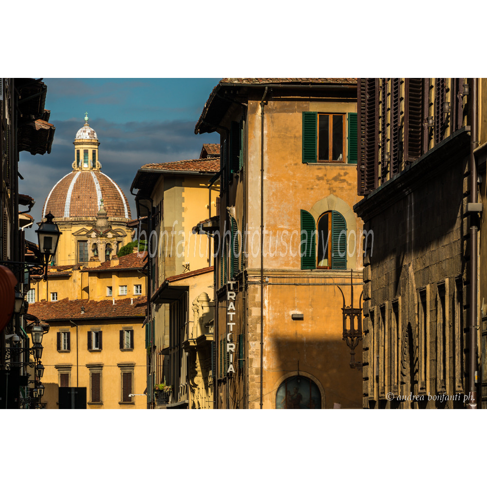 andrea bonfanti ph © st Agostino street and Cestello dome Florence andrea bonfanti ph © st Agostino street and Cestello dome Florence