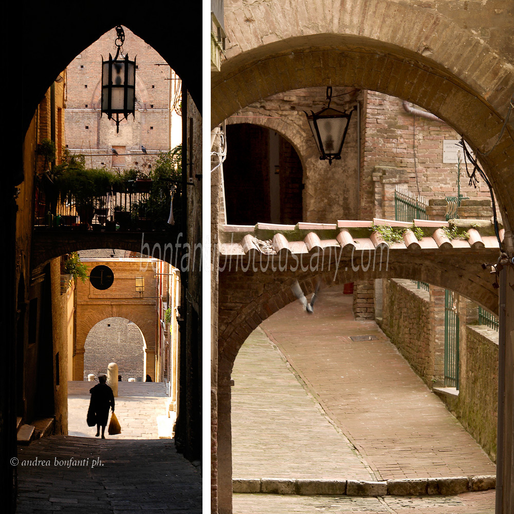 andrea bonfanti ph © Scotte and Carrozze Alleys in Siena