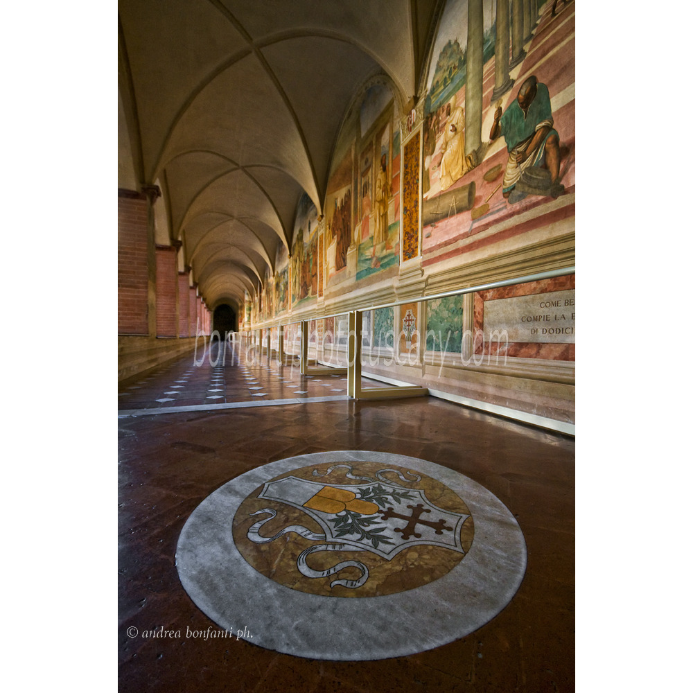 Andrea Bonfanti Photographer © Monte Oliveto Cloister (Siena) Tuscany