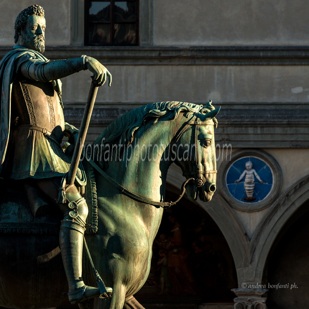 andrea bonfanti ph © equestrian statue in Annunziata square Florence