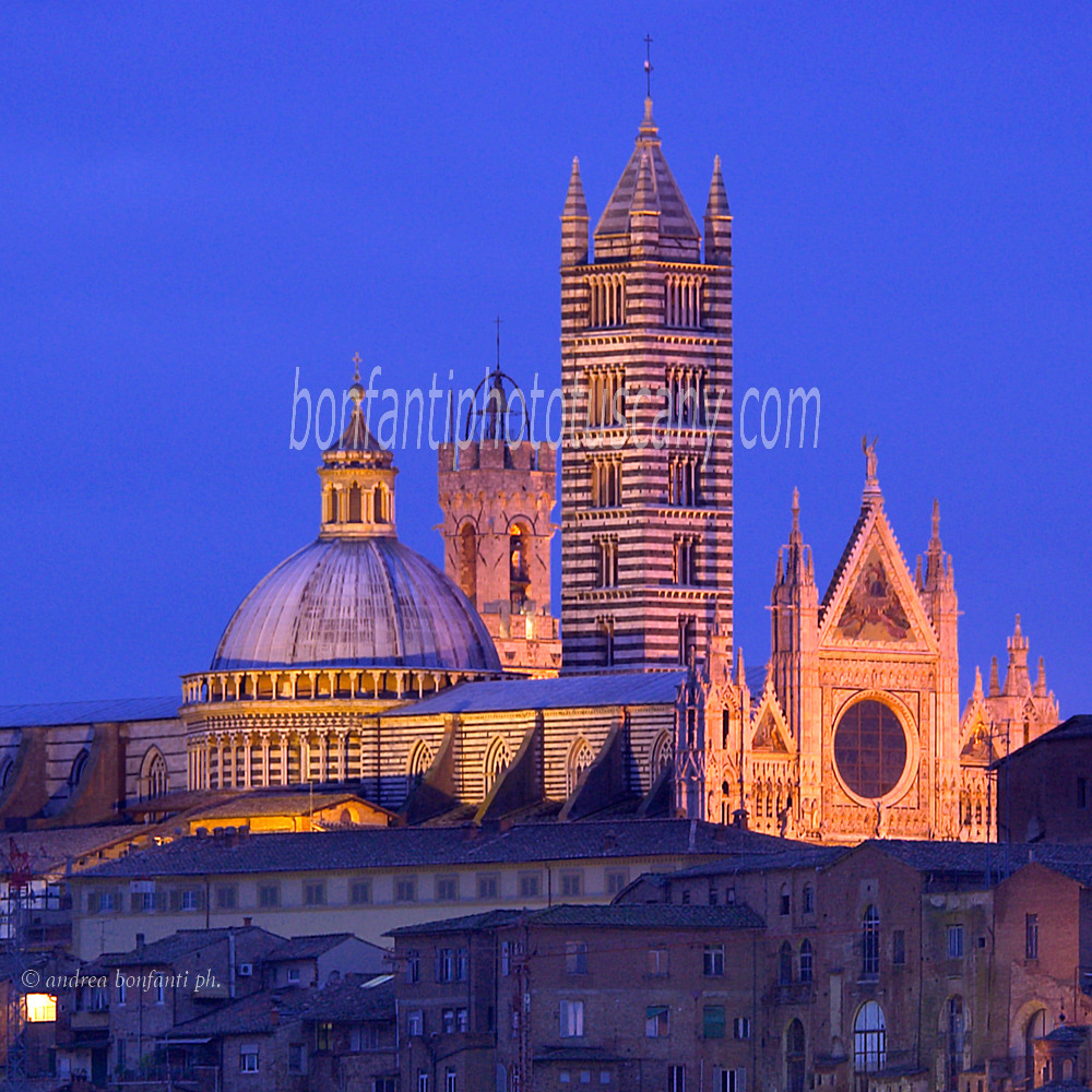 andrea bonfanti ph © Siena Cathedral at Twilight