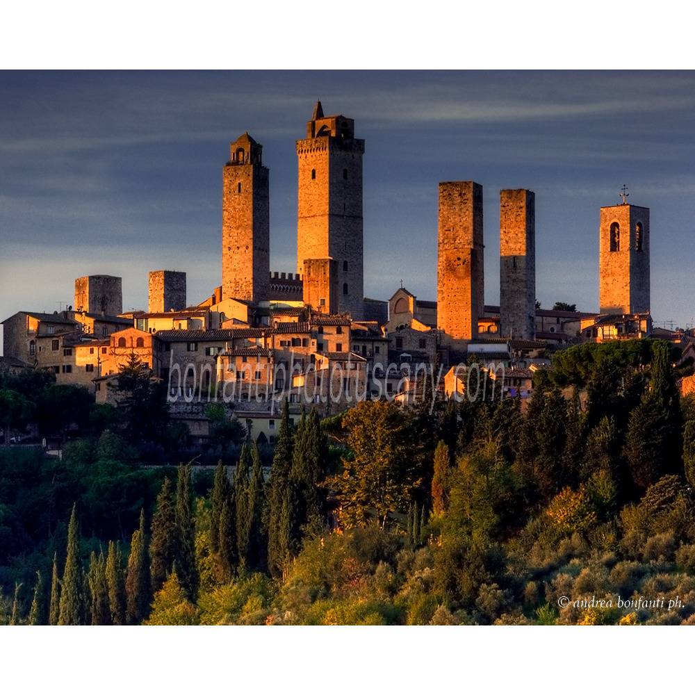 andrea bonfanti ph © San Gimignano towers at dawn andrea bonfanti ph © San Gimignano towers at dawn